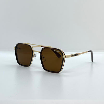 Solaires: Ferragamo Gold Square