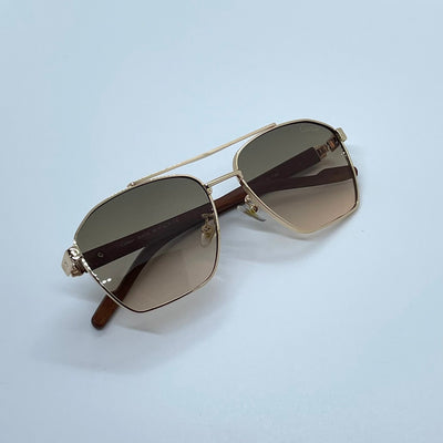 Solaires: Cartier Gold Frame