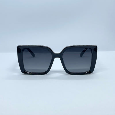 Solaires: Gucci Géométrique Black