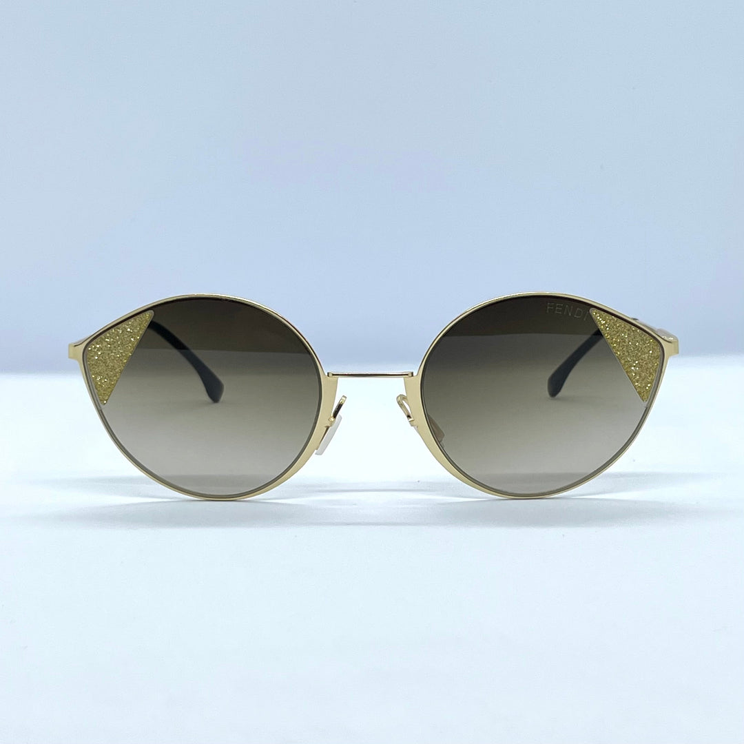 Solaires: Fendi Gold Metal