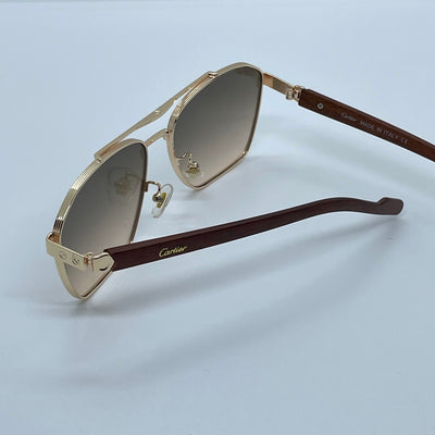 Solaires: Cartier Gold Frame